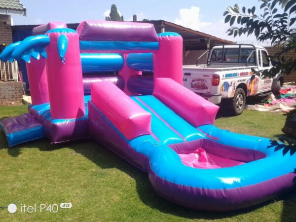 Jump & Slide with Palm Tree