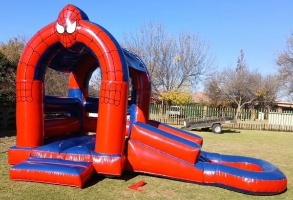 Spiderman Slide Jumping Castle